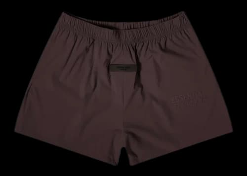 Fear of God Essentials Nylon Running Shorts Plum
