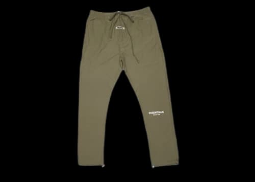Fear of God Essentials Nylon Track Pants Olive