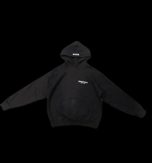 Fear of God Essentials Photo Pullover Hoodie (FW19) Black