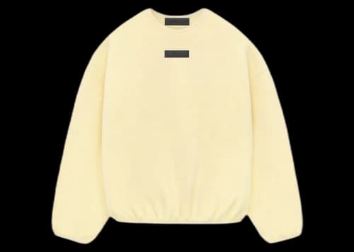 Fear of God Essentials Polar Fleece Crewneck Garden Yellow