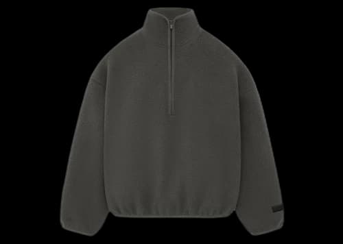 Fear of God Essentials Polar Fleece Half Zip Mockneck Ink