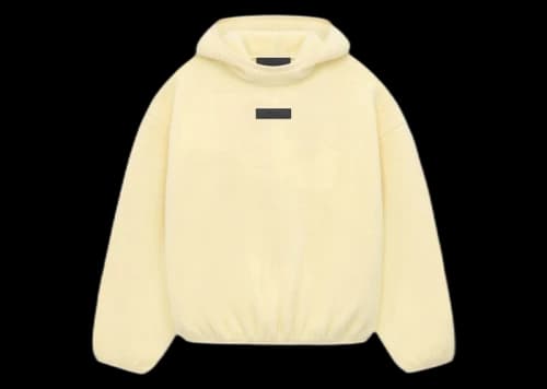 Fear of God Essentials Polar Fleece Hoodie Garden Yellow