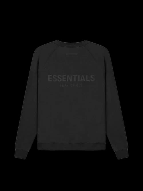 Fear of God Essentials Pull-Over Crewneck Black/Stretch Limo