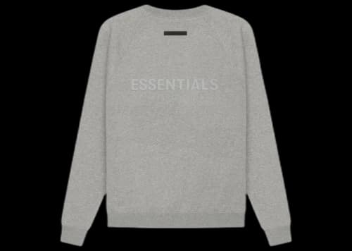 Fear of God Essentials Pull-Over Crewneck Dark Heather Oatmeal