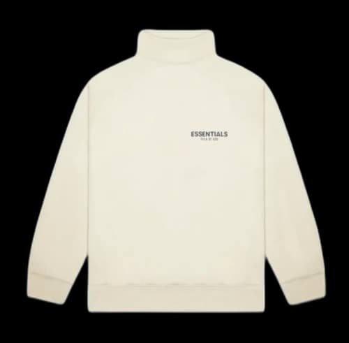 Fear of God Essentials Pull-over Mockneck Sweatshirt Buttercream