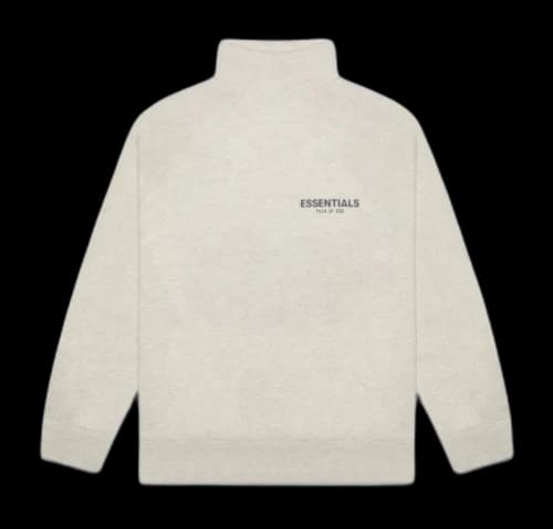 Fear of God Essentials Pull-over Mockneck Sweatshirt Oatmeal Heather