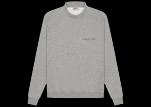 Fear of God Essentials Pullover Mockneck Dark Heather Oatmeal