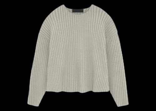 Fear of God Essentials Raw Neck Sweater Seal