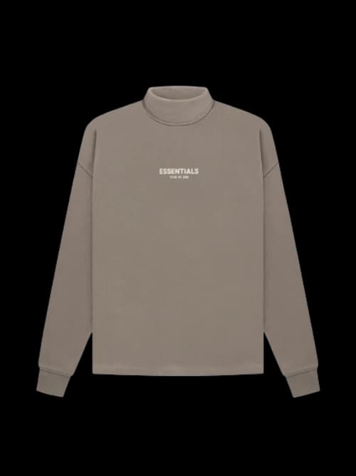 Fear of God Essentials Relaxed Mockneck Desert Taupe