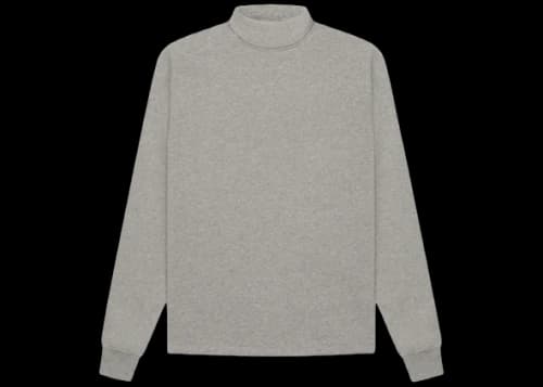 Fear of God Essentials Relaxed Mockneck (SS22) Dark Oatmeal