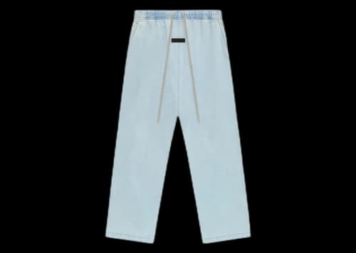 Fear of God Essentials Relaxed Pants Light Wash Denim