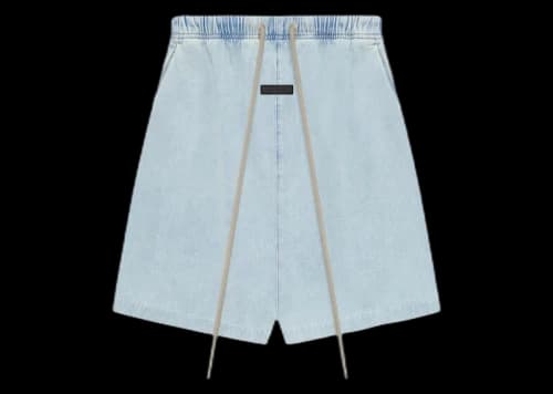 Fear of God Essentials Relaxed Short Light Wash Denim