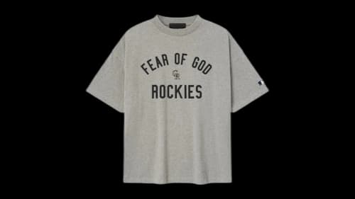 Fear of God Essentials Rockies 90's Tee Concrete Heather