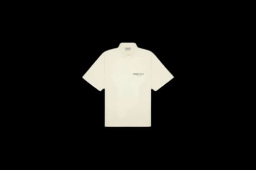 Fear of God Essentials Short Sleeve Boxy Polo Buttercream