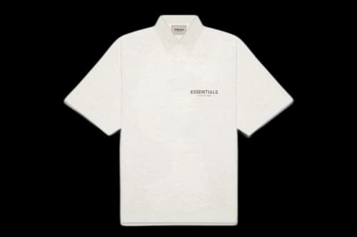 Fear of God Essentials Short Sleeve Boxy Polo Oatmeal/Oatmeal Heather/Light Heather Oatmeal