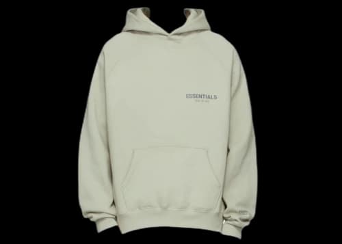 Fear of God Essentials SSENSE Exclusive Pullover Hoodie Concrete
