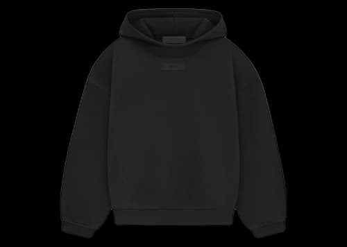Fear of God Essentials Hoodie (SS24) Jet Black