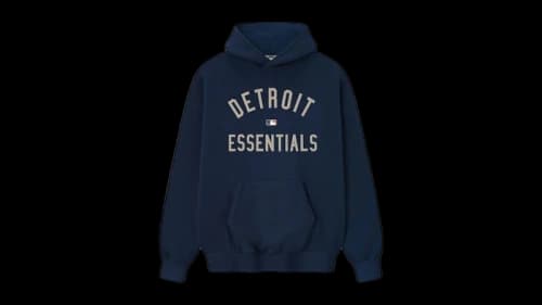 Fear of God Essentials Tigers Sport Hoodie Midnight Navy