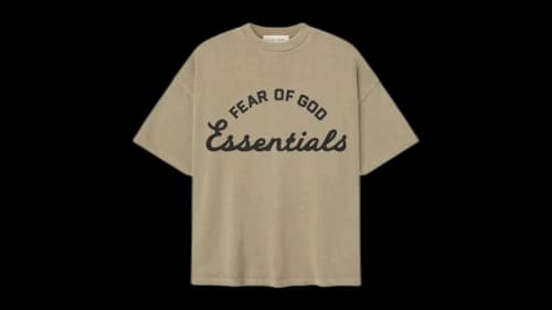Fear of God Essentials Training 90's Short Sleeve Tee Faded Dune