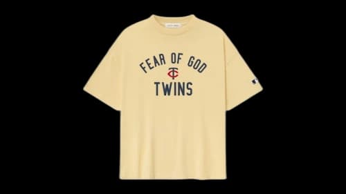 Fear of God Essentials Twins 90's Tee Italian Straw