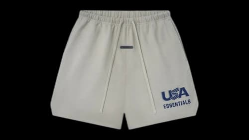 Fear of God Essentials USA Baseball Jersey Sweatshort Seal