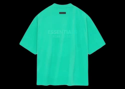 Fear of God Essentials V-Neck Tee Mint Leaf
