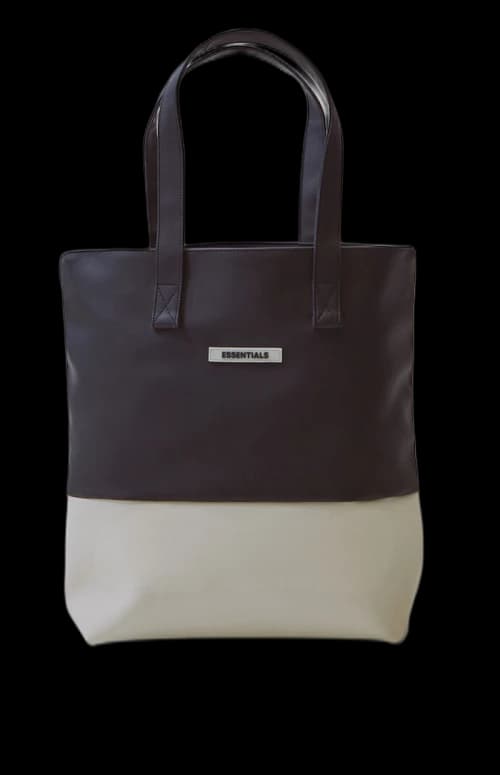 Fear of God Essentials Waterproof Tote Bag Black/White