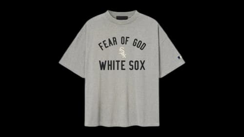 Fear of God Essentials White Sox 90's Tee Concrete Heather