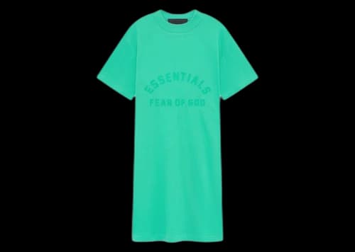 Fear of God Essentials Women's 3/4 Sleeve Dress Mint Leaf