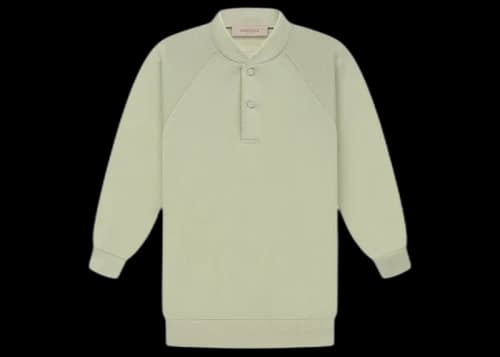 Fear of God Essentials Women's 3/4 Sleeve Henley Seafoam