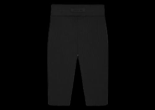 Fear of God Essentials Women's Biker Short Jet Black