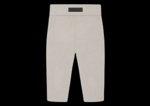 Fear of God Essentials Women's Biker Short Silver Cloud