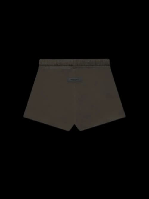 Fear of God Essentials Women's Cotton Running Shorts Off Black