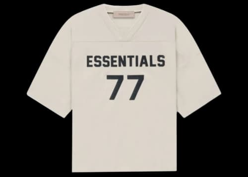 Fear of God Essentials Women's Football 77 T-shirt Wheat
