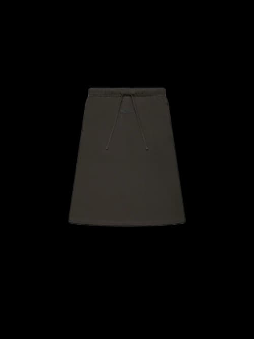 Fear of God Essentials Women's French Terry Skirt Off Black