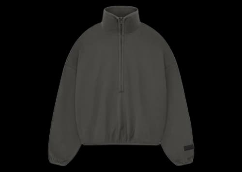 Fear of God Essentials Women's Half Zip Mockneck Ink