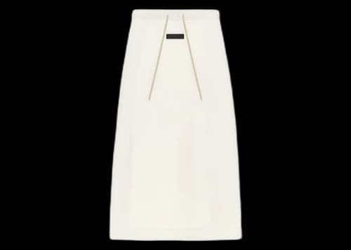 Fear of God Essentials Women's Jersey Skirt Cloud Dancer
