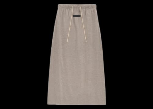 Fear of God Essentials Women's Jersey Skirt Core Heather