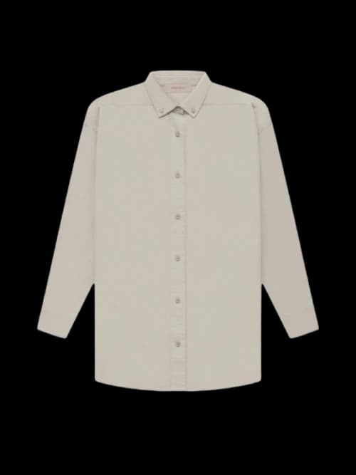 Fear of God Essentials Women's L/S Oxford Smoke