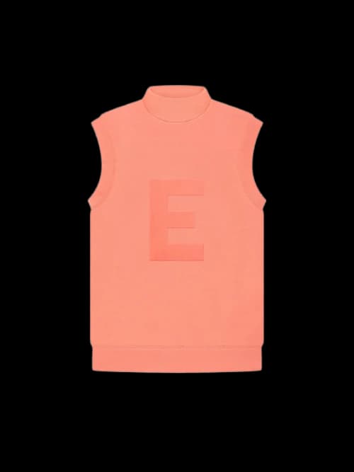 Fear of God Essentials Women's Mockneck Vest Coral