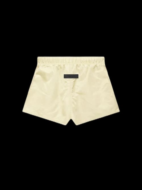Fear of God Essentials Women's Nylon Running Shorts Canary