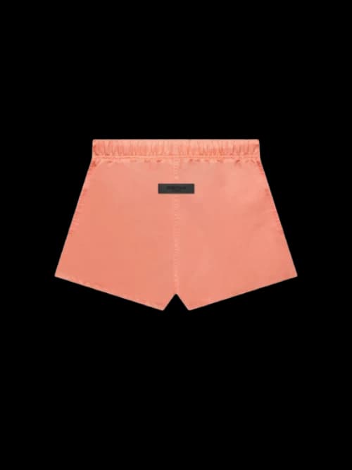 Fear of God Essentials Women's Nylon Running Shorts Coral