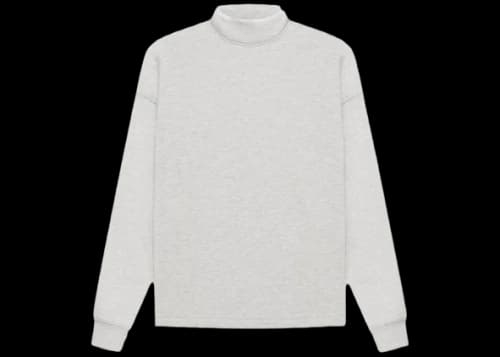 Fear of God Essentials Women's Relaxed Mockneck (SS22) Light Oatmeal
