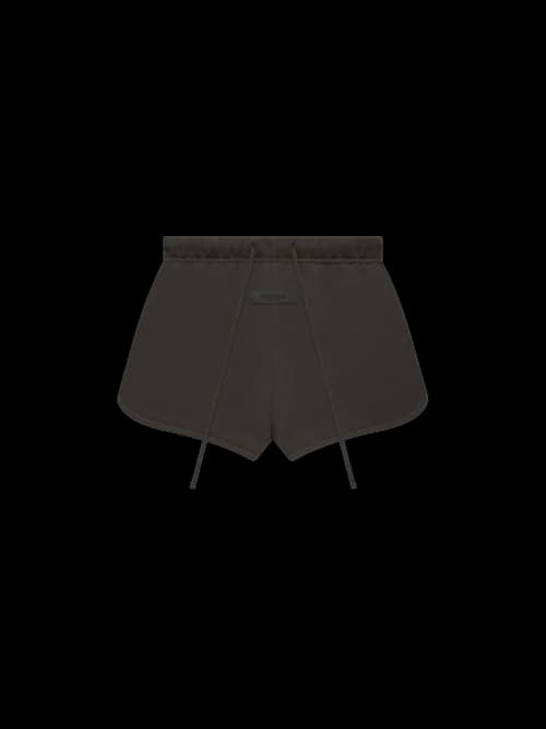 Fear of God Essentials Women's Running Shorts Off Black
