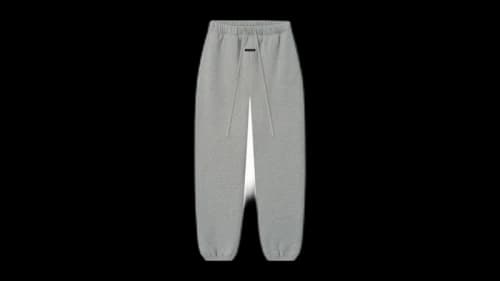 Fear of God Essentials Womens Signature Slim Sweatpant (SS26) Concrete Heather