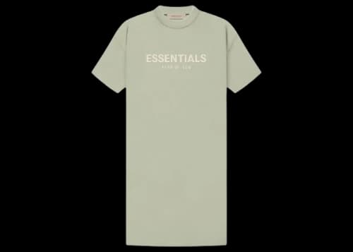 Fear of God Essentials Women's Tee Shirt Dress Seafoam