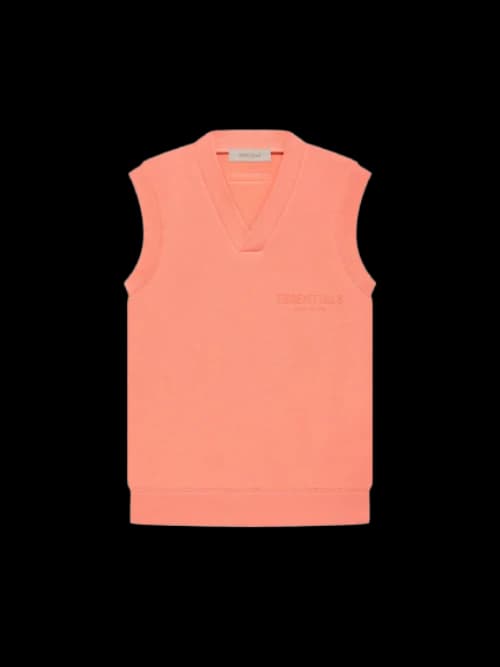 Fear of God Essentials Women's V Neck Vest Coral
