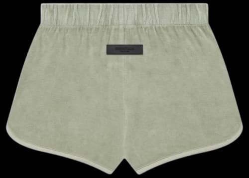 Fear of God Essentials Women's Velour Beach Short Seafoam