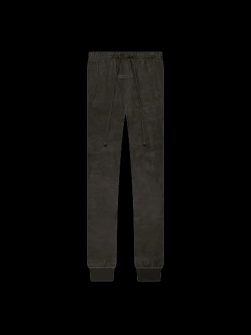 Fear of God Essentials Women's Velour Pant Off Black