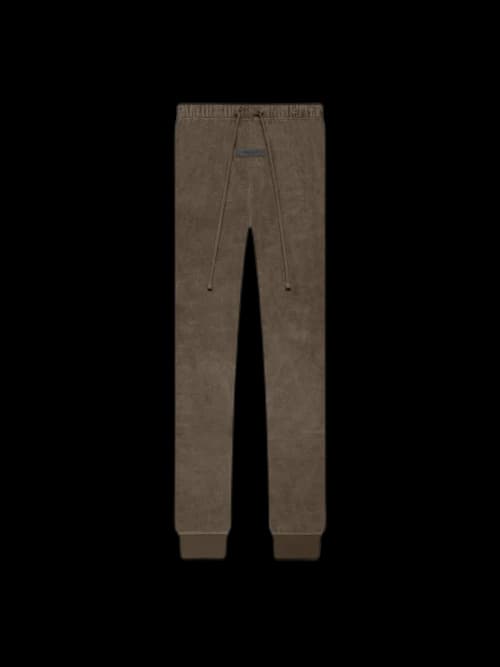 Fear of God Essentials Women's Velour Pant Wood